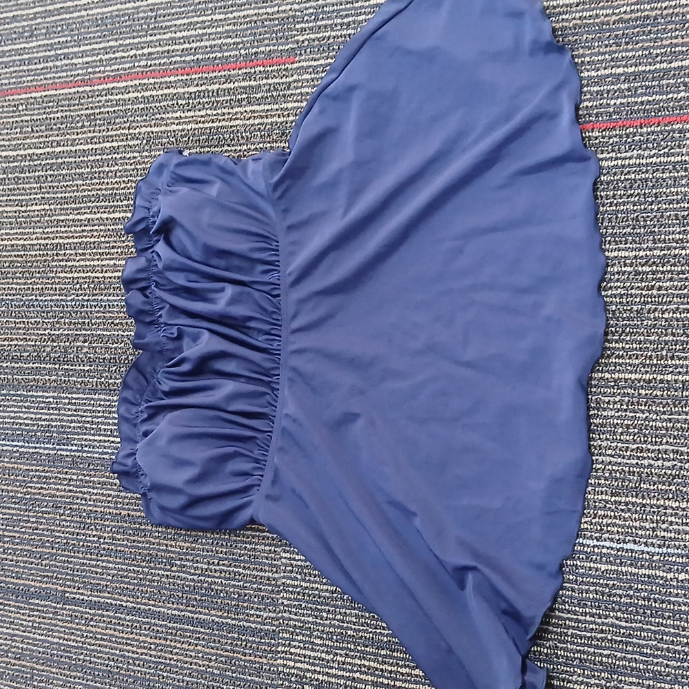 Strapless Navy Blue Swim Top Size Xl Nwot Shein